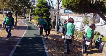 여수시 여서동, 교통안전 캠페인·청결활동 실시 