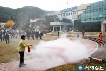 영양군, 전국기관단위 '지진대피훈련' 실시