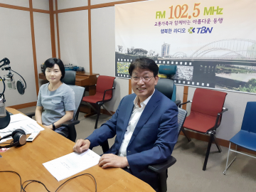 유진섭 정읍시장, 라디오에서 사업 계획 밝혀  