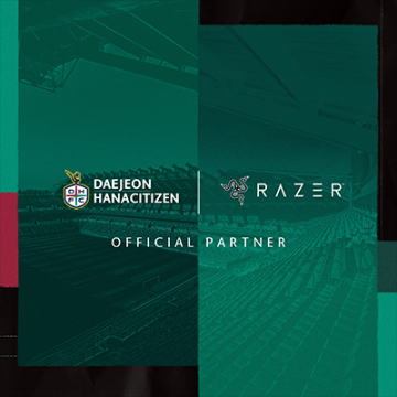 대전하나시티즌, 2024시즌에도 글로벌게이밍 브랜드 RAZER KOREA와 동행 이어간다