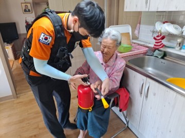 해남소방서 생활안전순찰대 폭염대비 소방안전점검에 힘쓰다