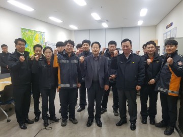 세종시의회 상병헌 교육안전위원장, 소방관서 격려 방문!