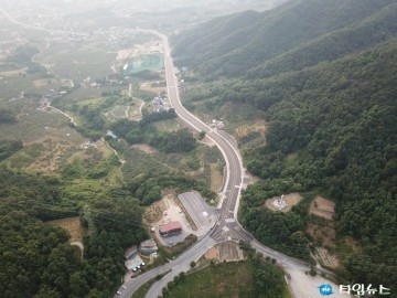 충주시, 충주의료원~마즈막재 간 도로 확포장 완료