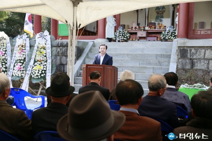 보성군, 모의 최대성 장군 서세 418주기 추모제 거행