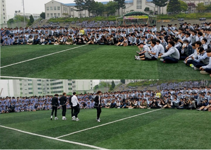 투포케이(24K) 멤버 대일, 남학생 팬심 테러(?) 당하다