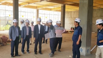 임완묵 천안교육지원청 신임교육장 신설학교 현장 점검