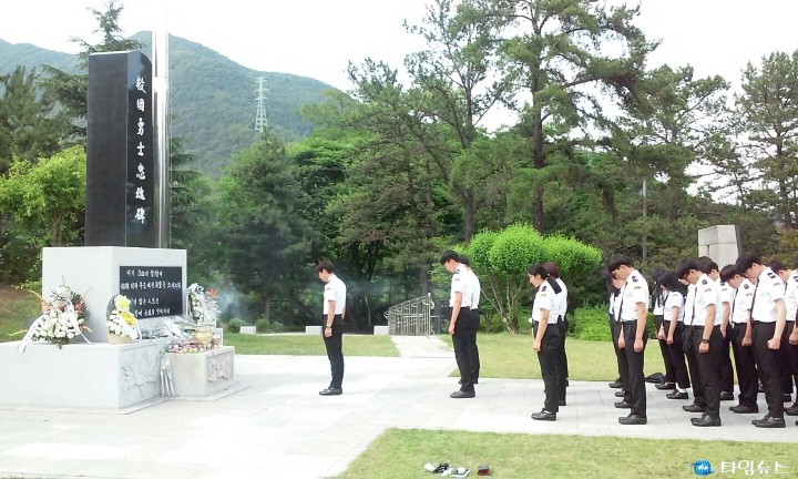 경북도립대학교 군사학과 학생들, 다부동 전적기념관 찾아 