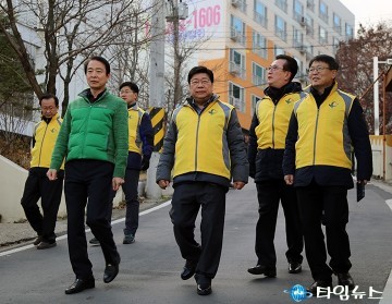 권선택 대전시장, 안전하고 따뜻한 겨울나세요!