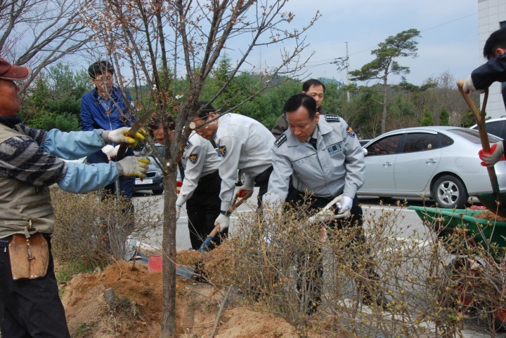 남원경찰서 식목일 행사 개최
