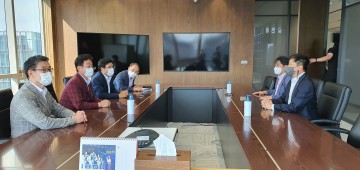 장욱현 영주시장, 이철우 도지사, 박형수 국회의원 SK머티리얼즈에 영주 투자 요청