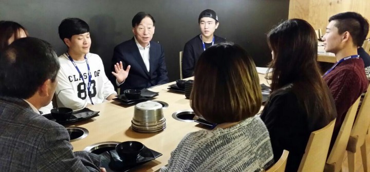 설동호 대전시교육감, 호주 브리즈번 현지 취업생 격려