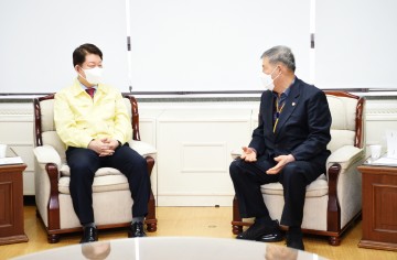 군위군 특별위원회 대구시장 면담을 통해 대구편입추진 촉구!