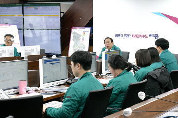 최민호 세종시장, 신속한 제설·안전사고 대비 만전