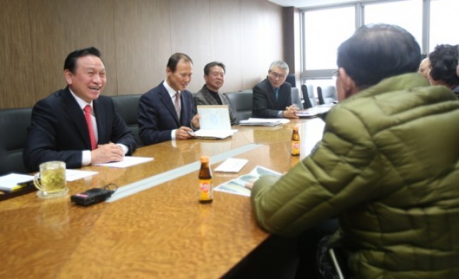 구본영 천안시장 2015년 첫 소통행정 시민과 대화의 날 운영
