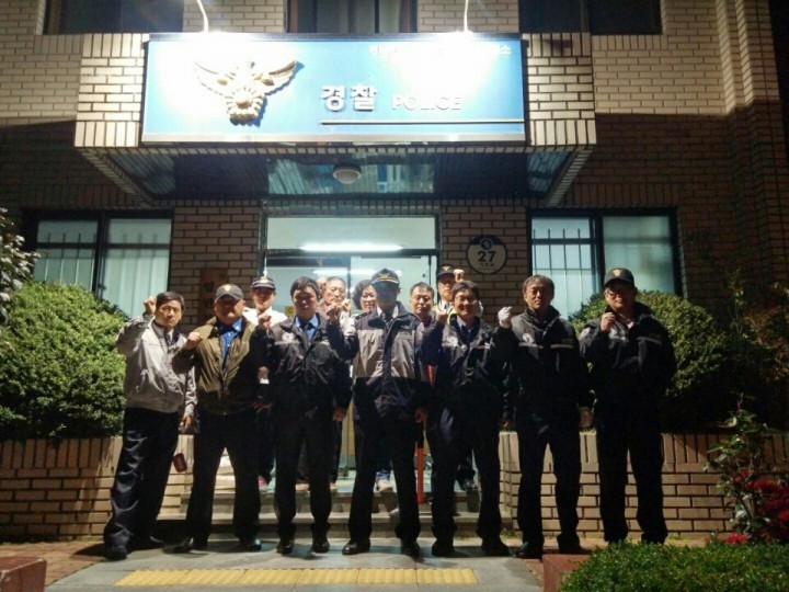 진주署 일반성파출소, 협력단체와 골목길 순찰...