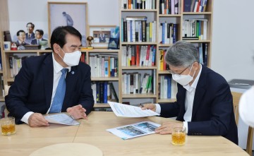 이정선 광주시교육감, 국회 기재부 교육부 등 연쇄 방문... 청사 이전 요청