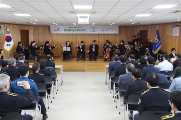 문경서, 시각장애인 오케스트라 '힐링콘서트'