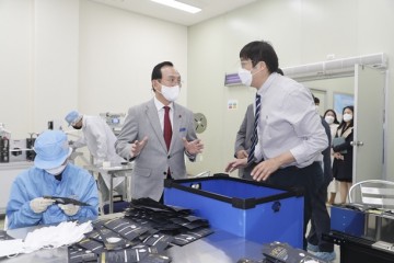 박상돈 천안시장, 장애인직업재활시설 방문 격려 
