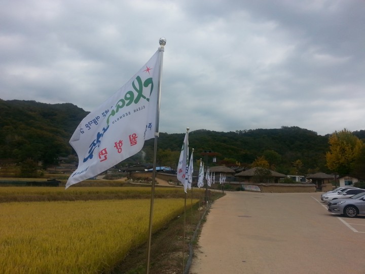 월항면, 한개민속마을에 클린깃발을 휘날리다
