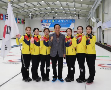 대한민국 컬링의 본고장 의성군 평창에서 금빛 스톤을 던지다