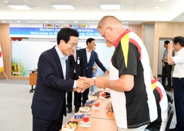 독일 외 6개국 근대5종 해외지도자 문경시청 방문