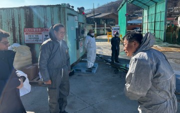 이승원 세종시 경제부시장, 조류인플루엔자 방역현장 점검