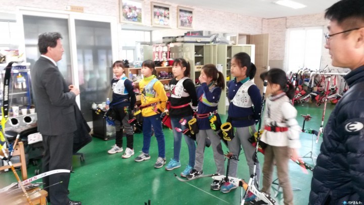  예천교육지원청 허정두 교육장 학교 양궁장 방문