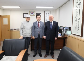 김동수 유성구의회 의장, 새해 맞아 지역 유관기관 신년 방문
