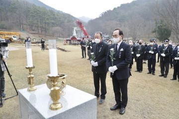 천안시, 천안함 46용사 12주기 추모비 참배, 온라인 추모관도 운영