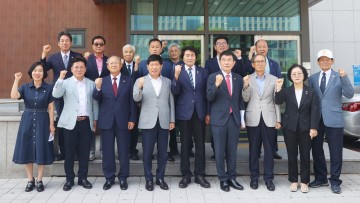 충남도의회, 후반기 의장단 도내 주요기관 방문