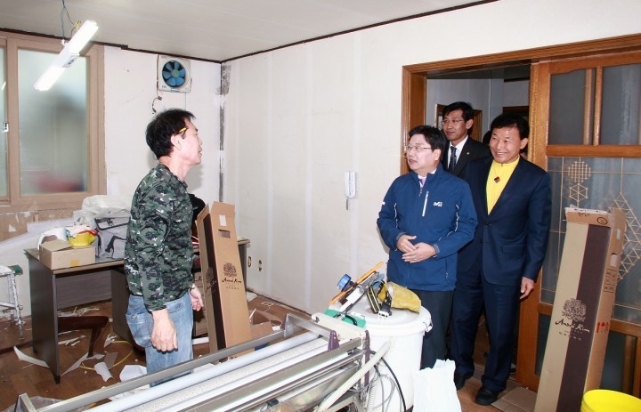 권선택 대전시장, ‘나눔의 현장’에서 현장 시장실 펼쳐