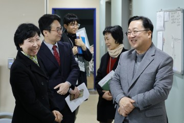 이장우 대전시장, 설 명절 앞 소외 이웃 위문 방문