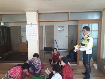 천안서북경찰서, 교통안전교육 및 홍보 진행