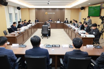 충북도의회 예결특위, 2025년 제3회 충북도 추경예산안 심사… 궁평2지하차도 추모 조형물 예산 5,000만 원 삭감