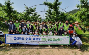 경북도, 도내 20개 대학과 손잡고 농촌에 일손지원