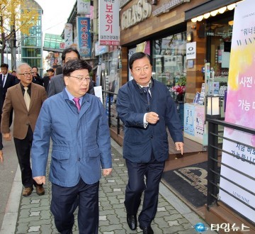 가수원동 현장 방문한 권선택 대전시장