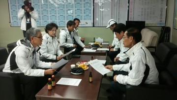 충남도의회 문복위, 제98회 전국체전 선수단 격려!