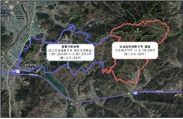 대전시, 행평근린공원 도시관리계획 결정(변경) 위한 열람공고 실시