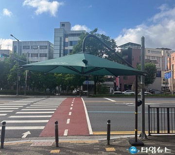 대전 중구, 폭염 대비 그늘막 쉼터 15개 신규 추가 설치