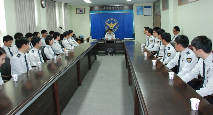 거제서, 제283기 신임경찰관 현장 실습 실시