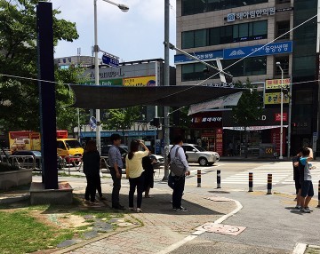 대전 서구, 무더위 ‘그늘막 쉼터’ 설치