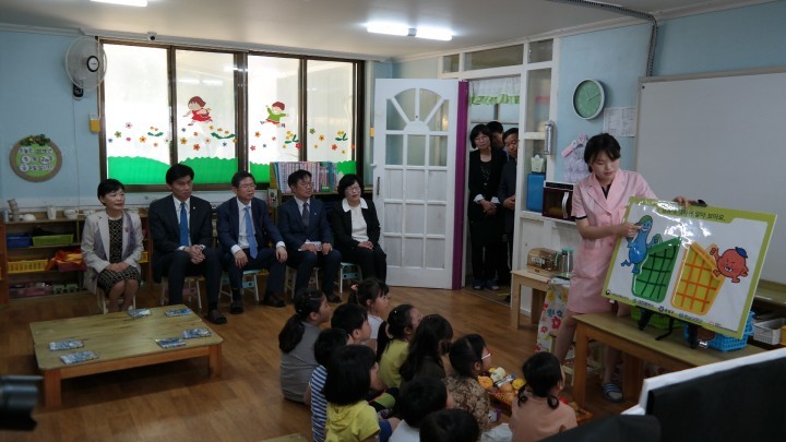 대전 유성구 어린이급식관리지원센터, 손문기 식품의약품안전처장 방문