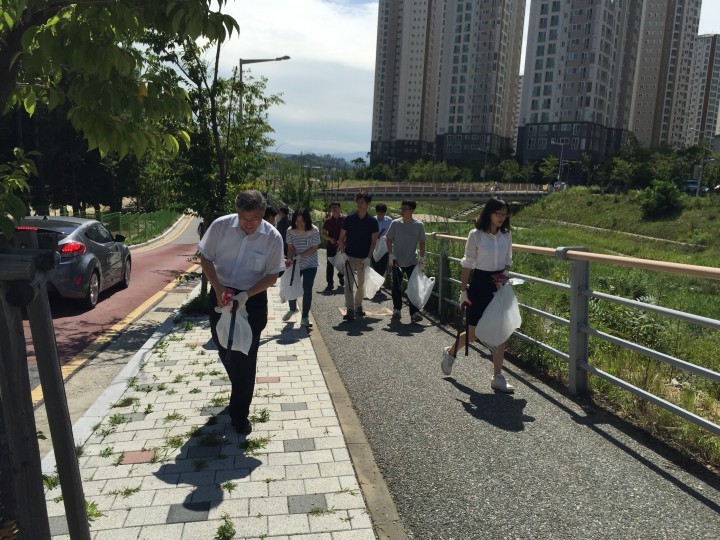 대전 유성구, 수통골서 국토대청결운동 실시