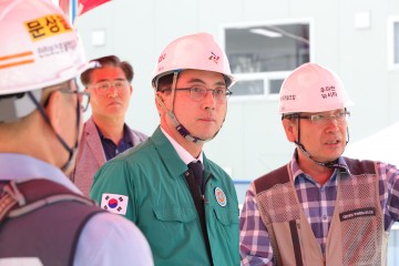 박희조 동구청장, 재개발 현장서 여름철 대비 안전점검 실시