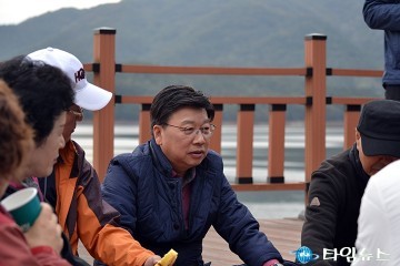 권선택 대전시장, 시민과 함께 대청호 새벽 힐링투어!