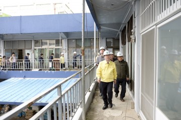 허석 순천시장, 시민안전 위해 현장 안전 점검 실시