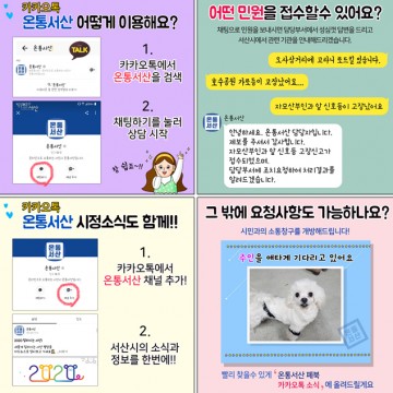 SNS 민원창구 온통서산 카카오톡으로 확대하는 서산