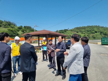 김정섭 영광부군수, 낙월면 도서지역 개발사업 현장점검 실시