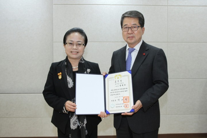 박회자 담당관 대통령 표창