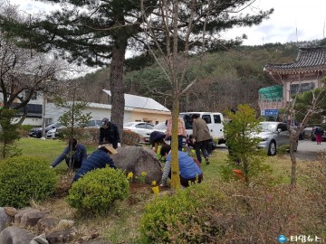 보은군 속리산면 주민자치위원회, 야생화 심기 활동
